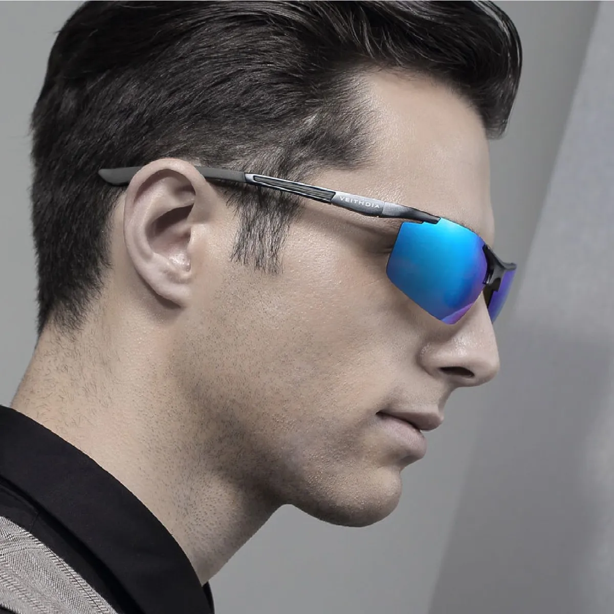 VEITHDIA - Gafas Veithdia Azul Polarizado UV400 Hombre Regalo Genieka