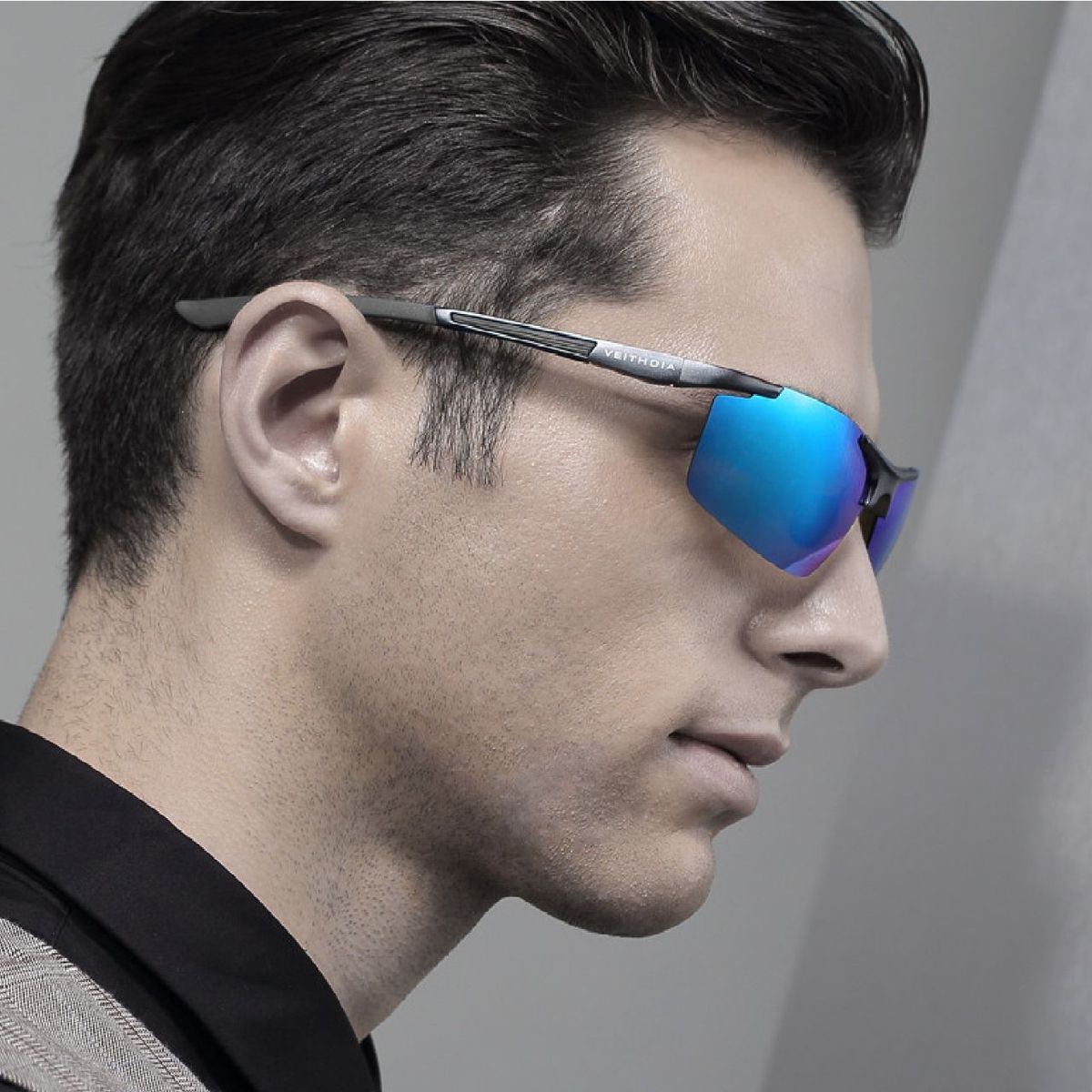 VEITHDIA - Gafas Veithdia Azul Polarizado UV400 Hombre Regalo Genieka