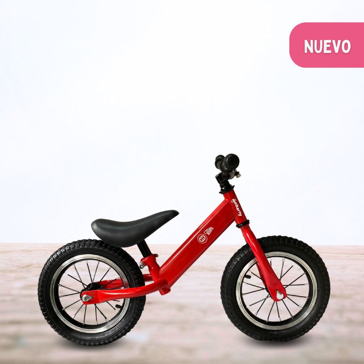 CUZKA - Bicicleta de Equilibrio Aro 12 «BALANCE» Red