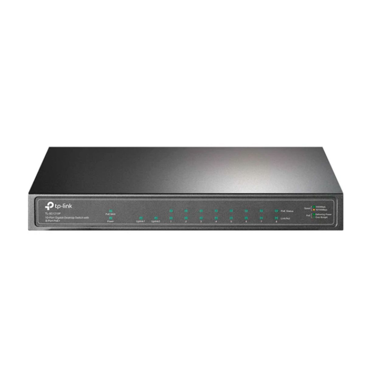 TP LINK - SWITCH DE ESCRITORIO POE+ TP-LINK TL-SG1210P 8 PUERTOS P/N: TL-SG1210P