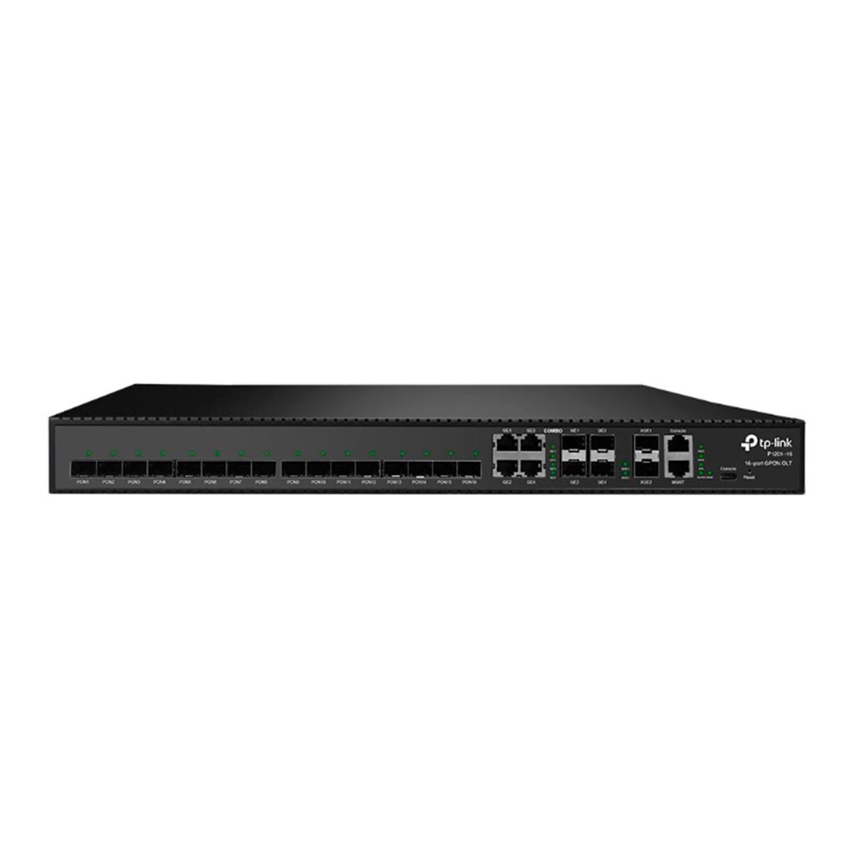 TP LINK - SWITCH ADMINISTRABLE TP-LINK P1201-16 OLT 16 PUERTOS P/N: P1201-16