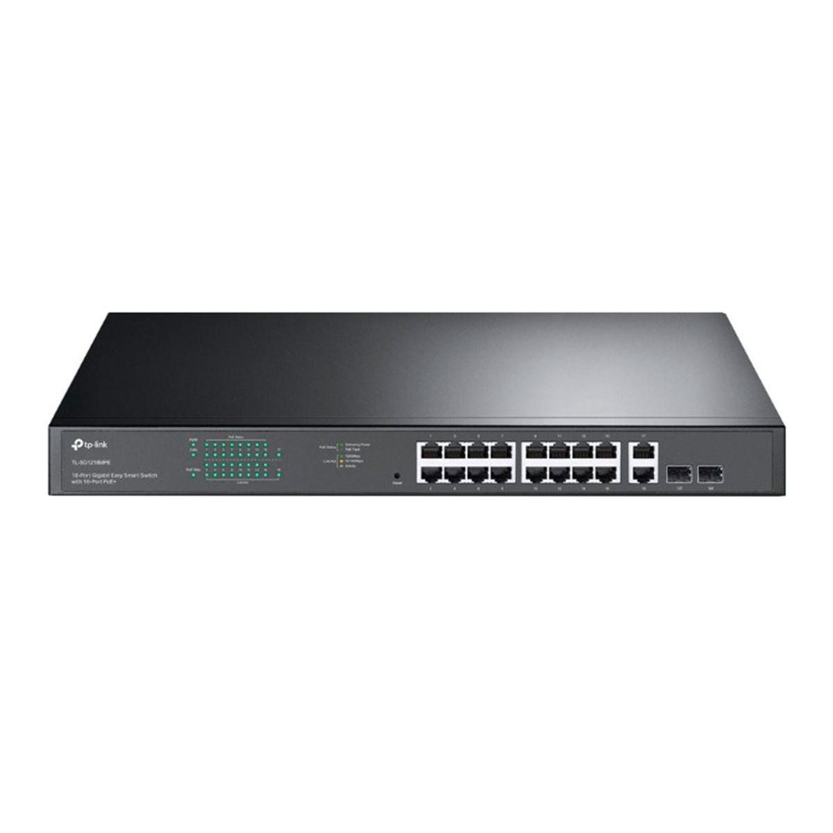 TP LINK - SWITCH ADMINISTRABLE TP-LINK TL-SG1218MPE 16 POE+ 2PT P/N:TL-SG1218MPE V4.0