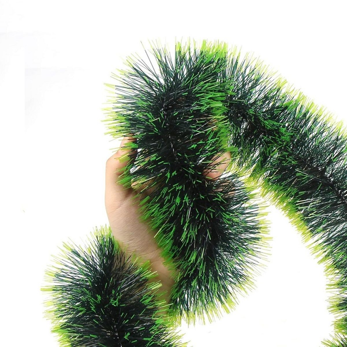 GENERICO - 3 unid Guirnaldas navideñas adornos para árbol de navidad 2mts x 11 cm