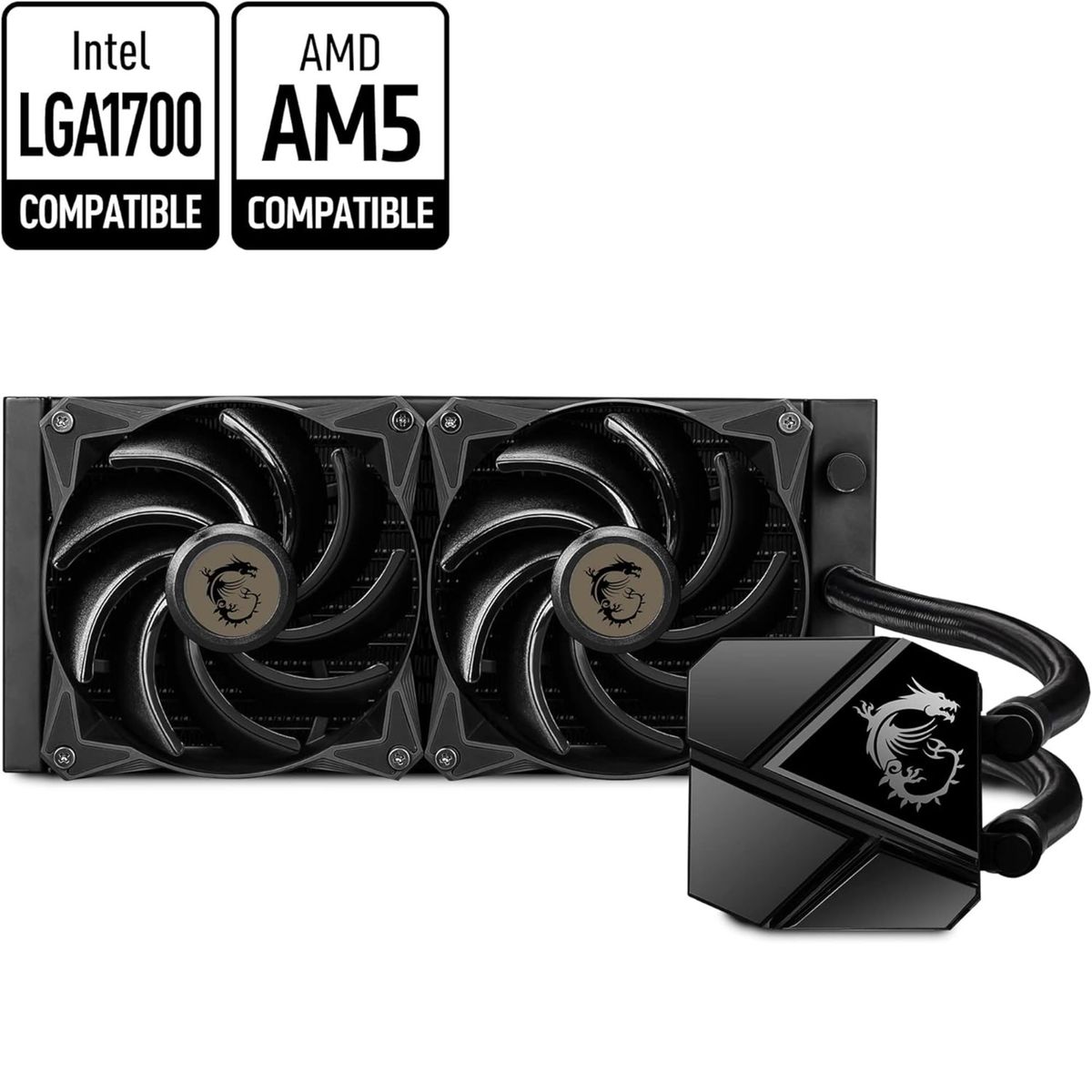 Msi - Refrigeracion liquida de CPU MSI MAG CORELIQUID P240 2 Ventiladores