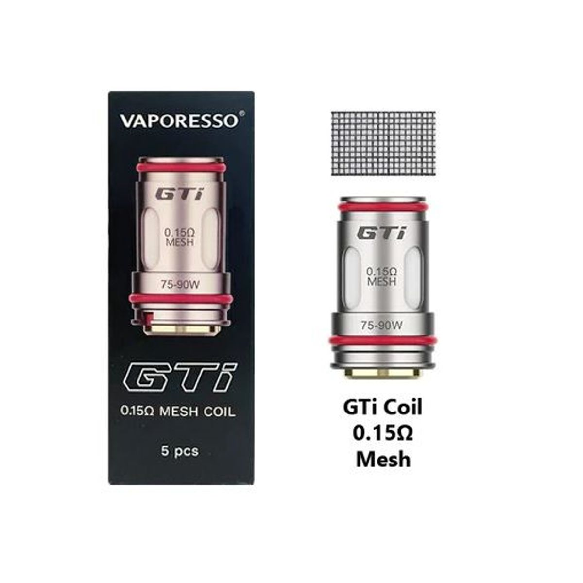GENERICO - Resistencia vaporesso GTi 0,15 ohm – Caja por 5 unidades