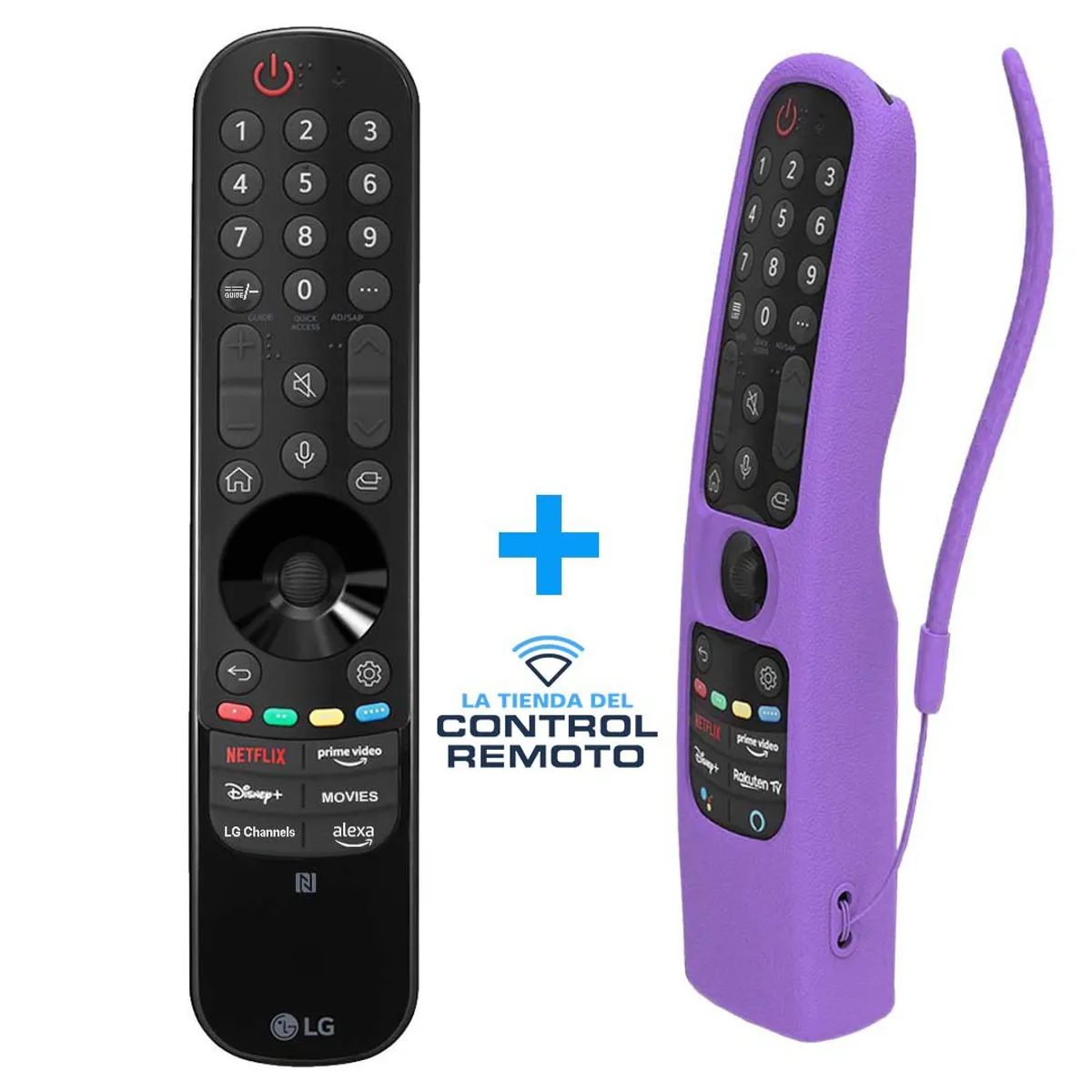 LG - Control LG Magic Remote MR23GN Modelo 2023 + Funda Lila