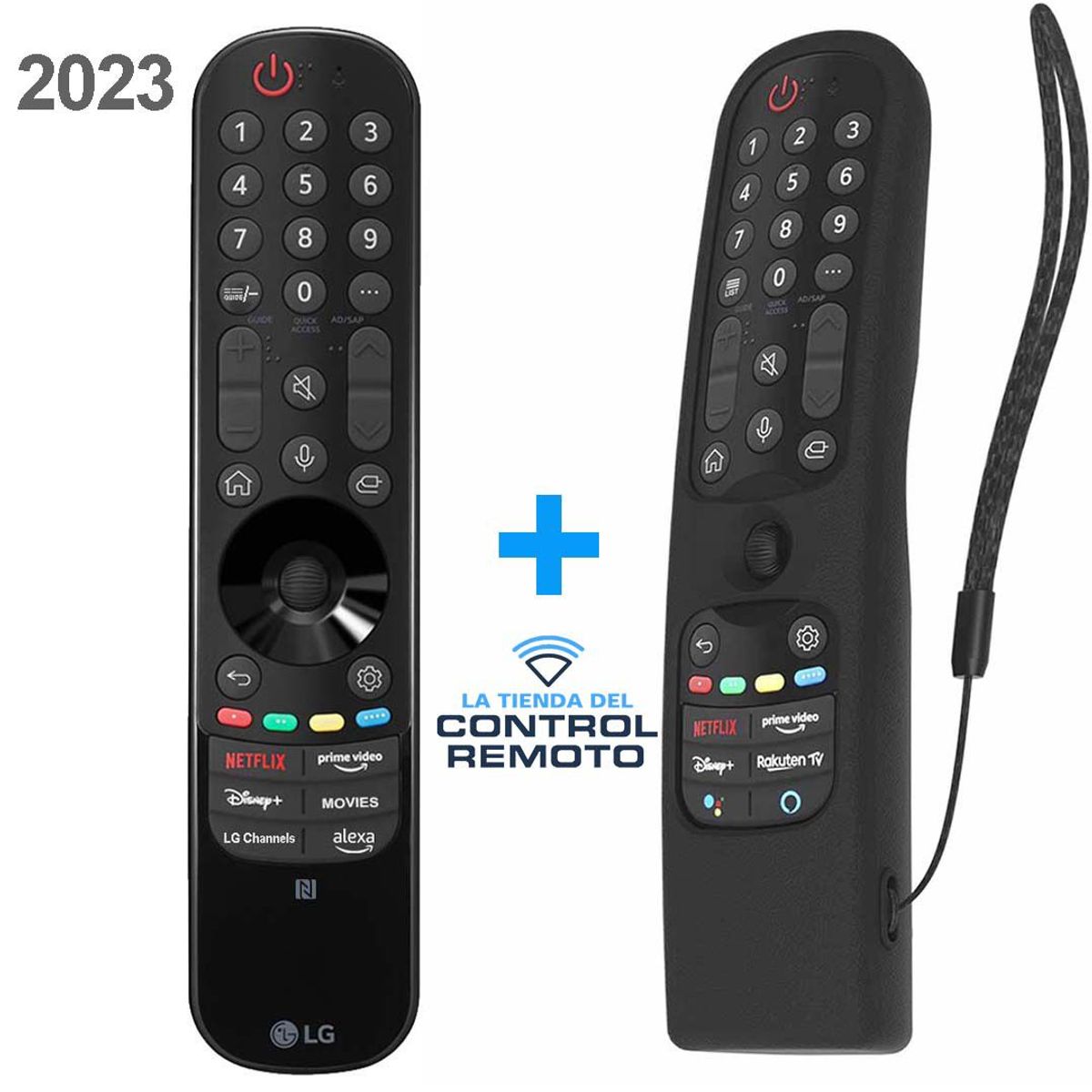 LG - Control LG Magic Remote MR23GN Modelo 2023 + Funda Negro
