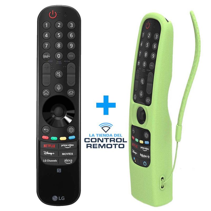 LG - Control LG Magic Remote MR23GN Modelo 2023 + Funda Verde Forescente