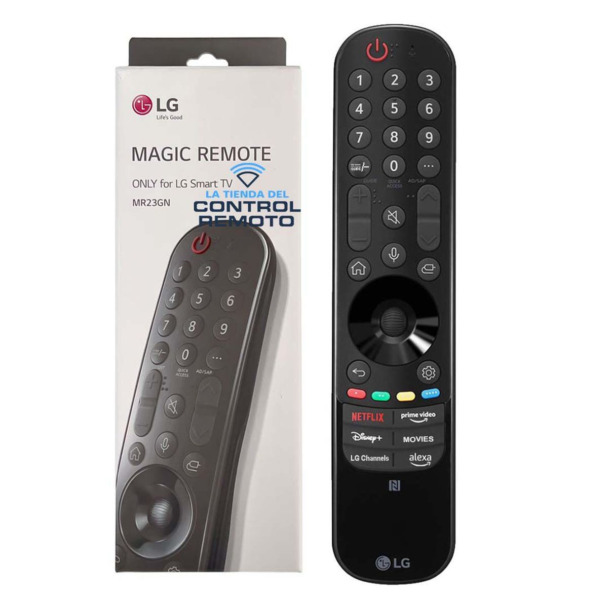 LG - Control LG Magic Remote MR23GN 2023 + Funda Celeste Forescente