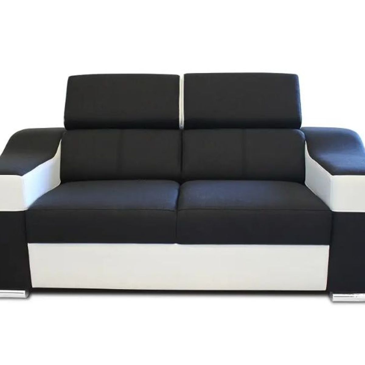 DMUEBLES - SOFA DMUEBLES ABAD 2 ASIENTOS NEGRO