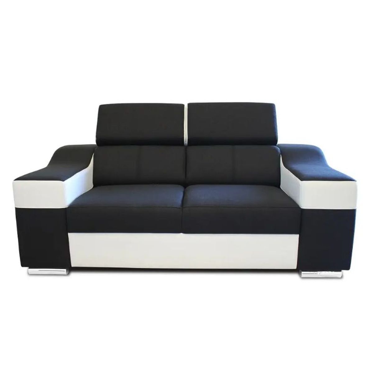 DMUEBLES - SOFA DMUEBLES ABAD 2 ASIENTOS NEGRO