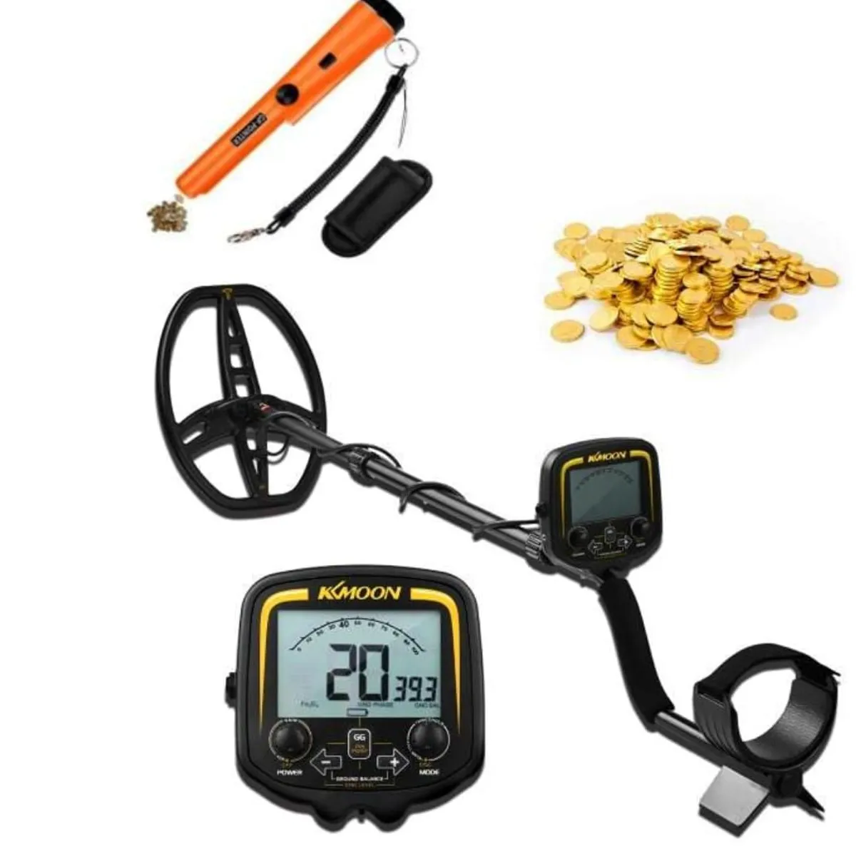 GENERICO - Detector metales ORO profesional TX 850 2.5m + Pinpointer + Audifono