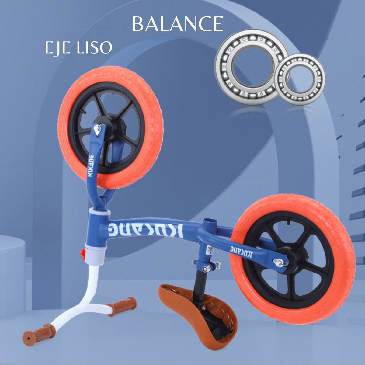 GENERICO - Bicicleta de Balance Lux Para Niños Color Azul