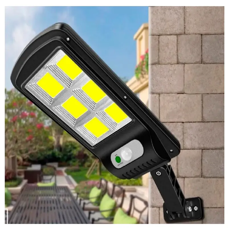 Lampara Solar Para Exteriores Con sensor de Movimiento y Control