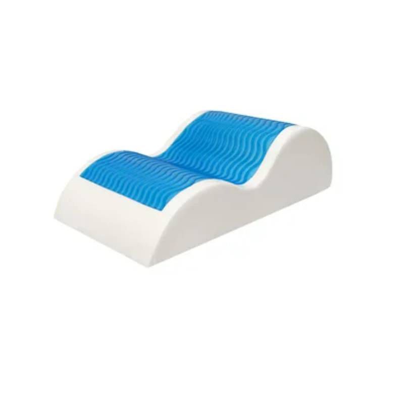GENERICO - Almohada de Piernas Transpirable Viscoelástica y Gel con Funda.