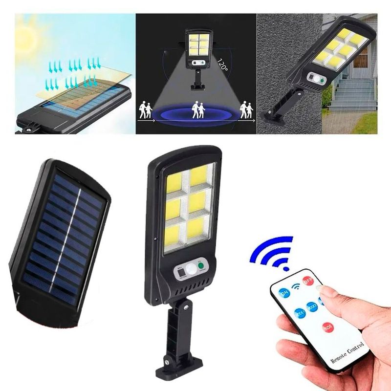 GENERICO - Lampara Solar con Sensor de Movimiento Para Exteriores  Control