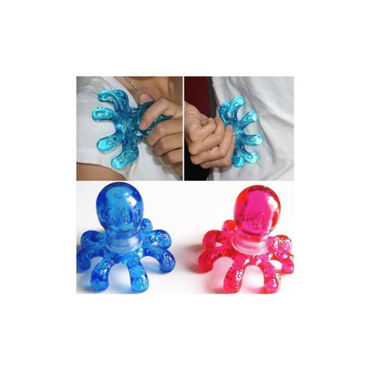 GENERICO - Masajeador portátil multifuncional con forma de pulpo