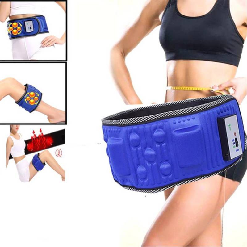GENERICO - Masajeador cinturón eléctrico fitness con vibración electromagnetico