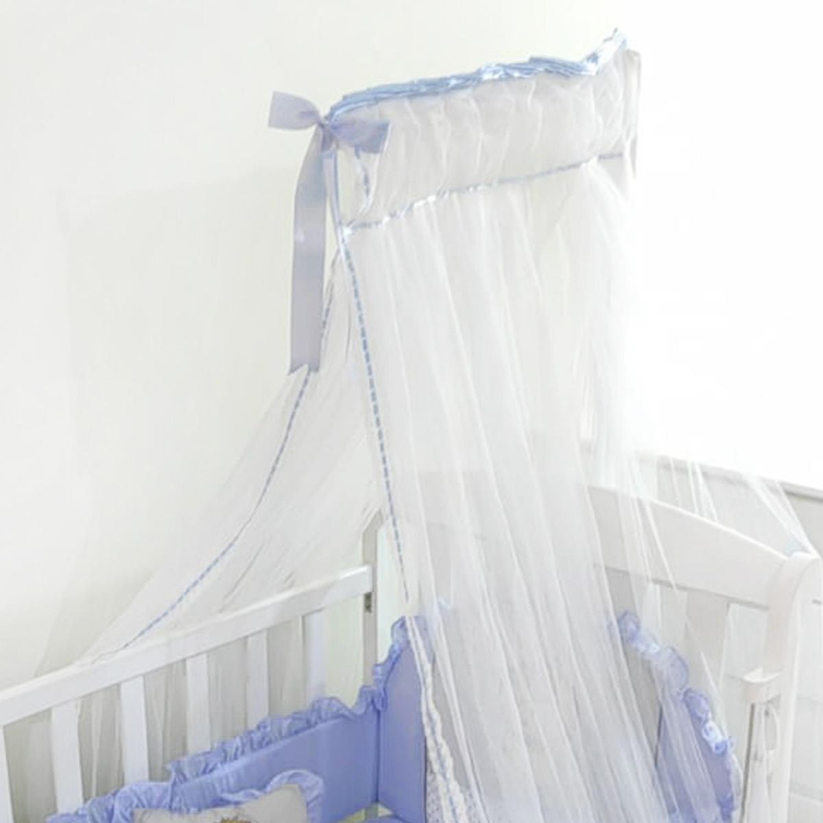 BABY MERINOS - Tul para cuna - Celeste