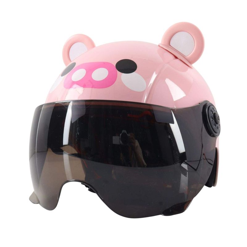 GENERICO - Casco Proteccion Infantil Tierna Rosadita