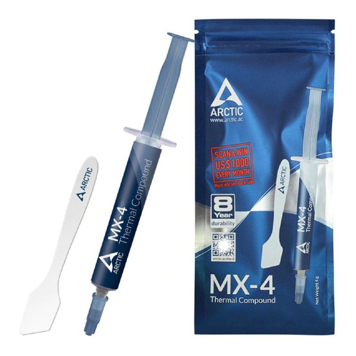 ARCTIC - Pasta  termica  Arctic  Mx-4. 4gr.