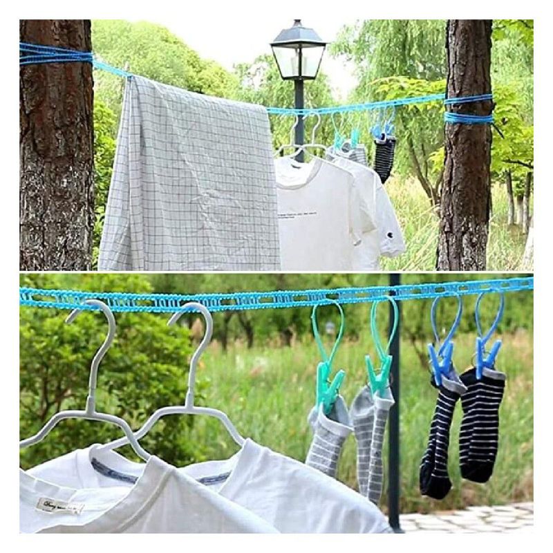 GENERICO - Cordel Azul para Tendedero de Ropa