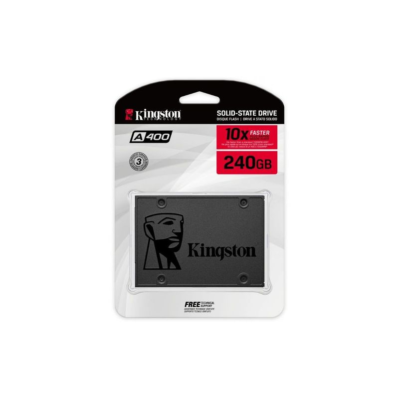 KINGSTON - Disco Solido SSD Sata Kingston.  A400.  240gb.  Original