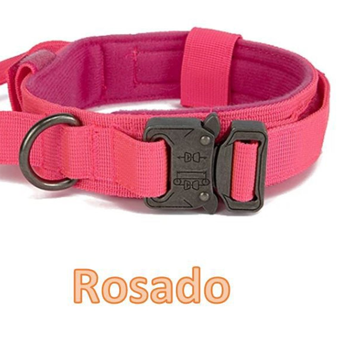 GENERICO - Collar ajustable para perro  Rosado  Talla XL