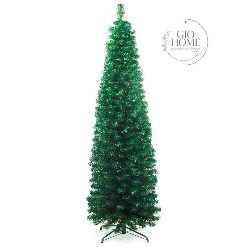 GENERICO - Arbol de Navidad Pino Vela 2.00m Verde 425 Ramas GIO Home