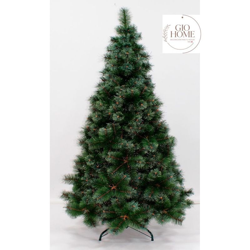 GENERICO - Arbol de Navidad Pino Napoles 2.00m Verde 442 Ramas GIO Home