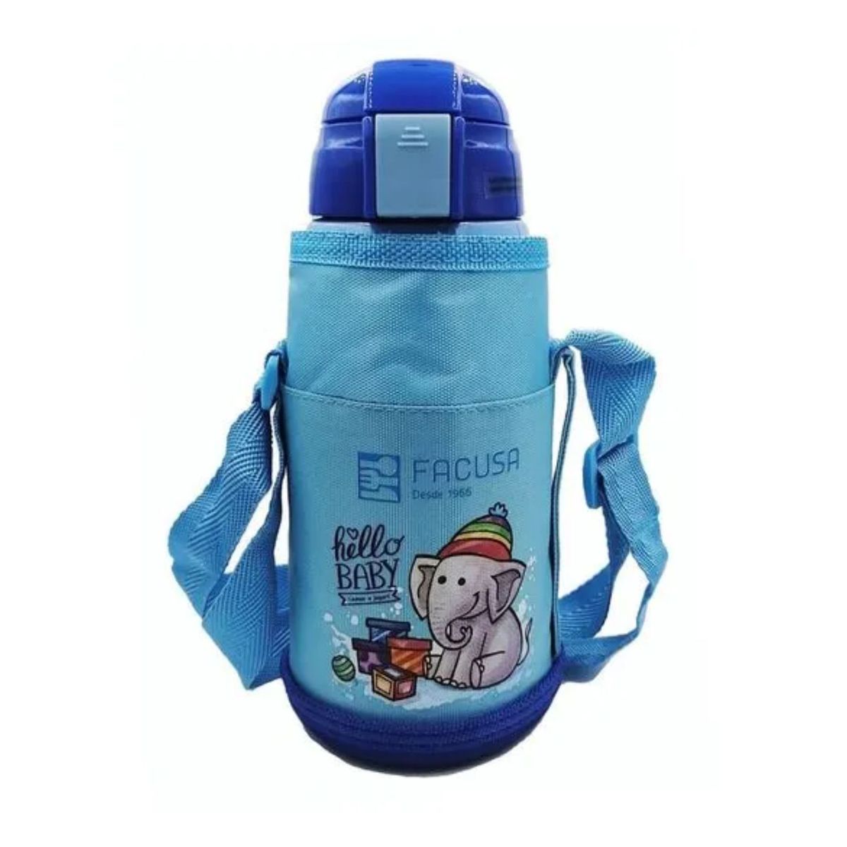 FACUSA - Termo Hello Baby 600ml azul Facusa
