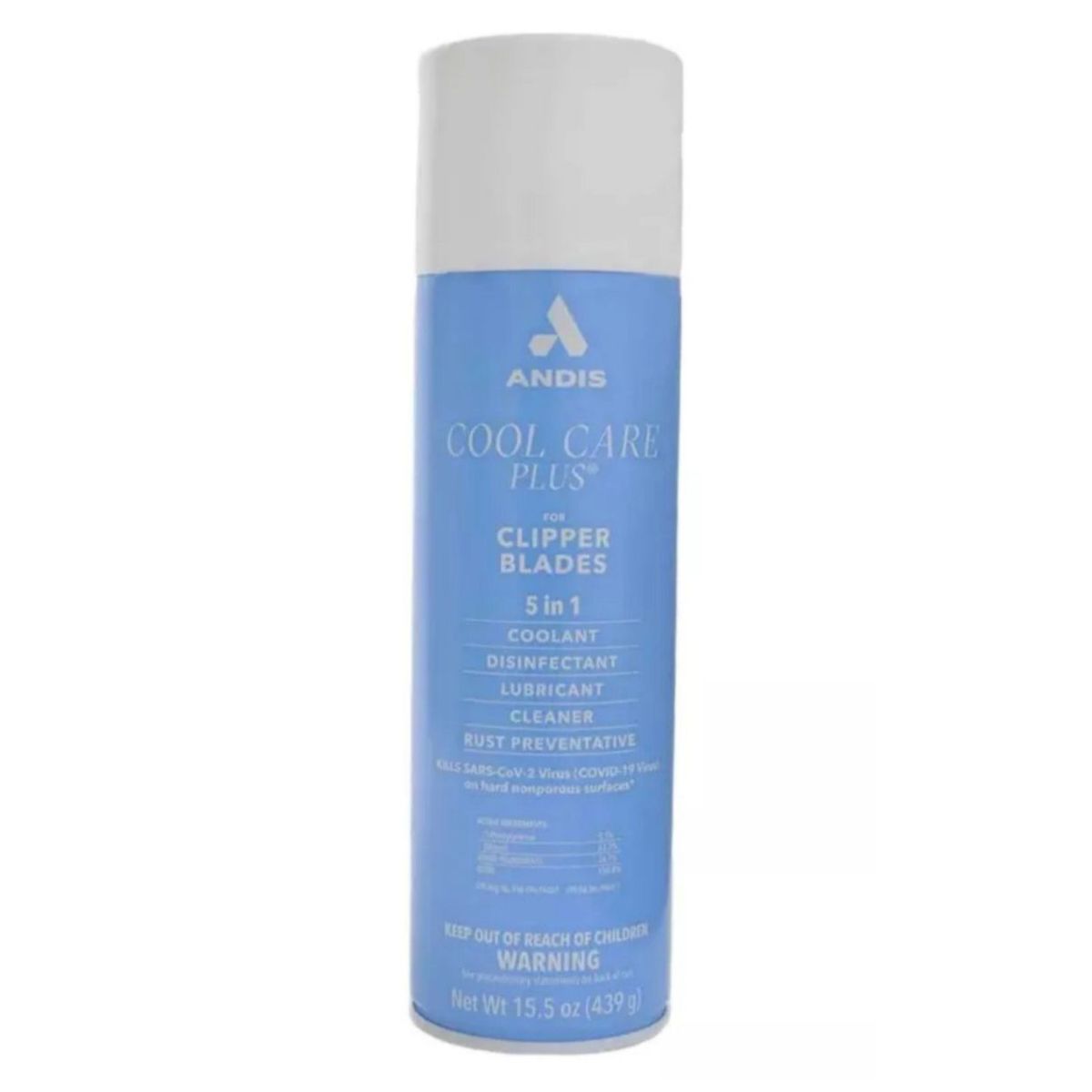 ANDIS - Desinfectante  Profesional Lubricante Cool care 5 en 1 Andis