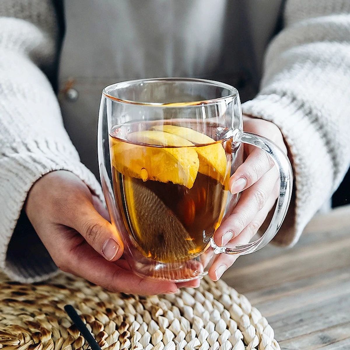 GENERICO - Taza con aislamiento térmico 450 ml UNIDAD