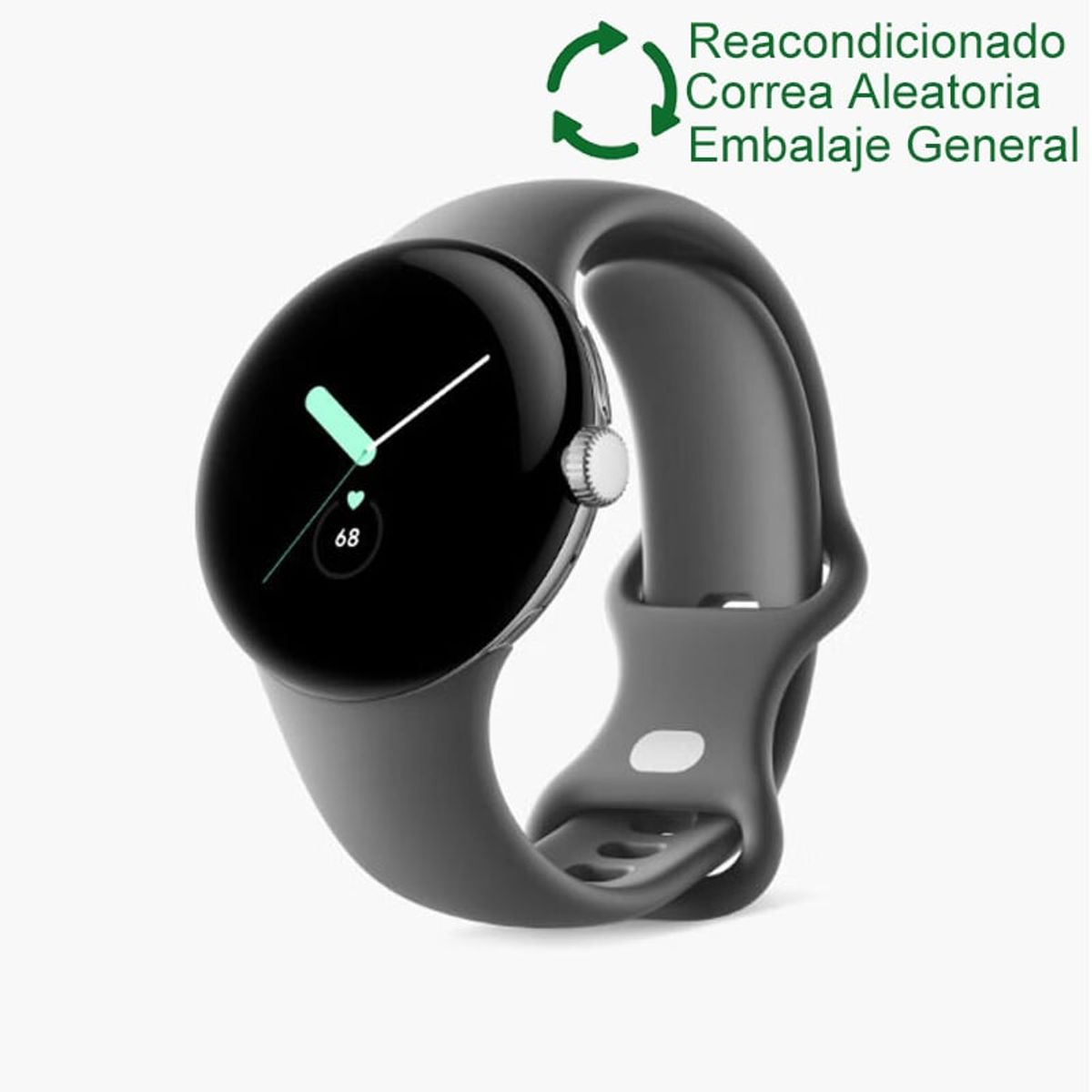 GOOGLE - Goolgel Pixel Watch 41mm BT Plata Reacondicionado SemiNuevo