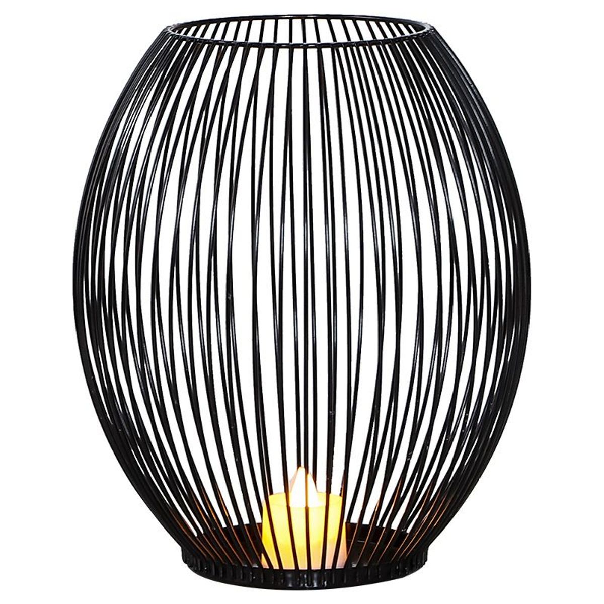 VATYERTY - Adorno negro hierro Candelero M