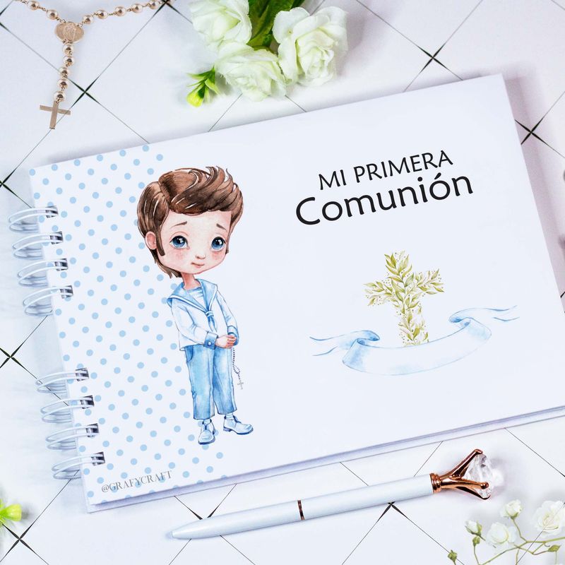 GENERICO - Primera Comunión - Libro de Firmas - Album de Buenos Deseos