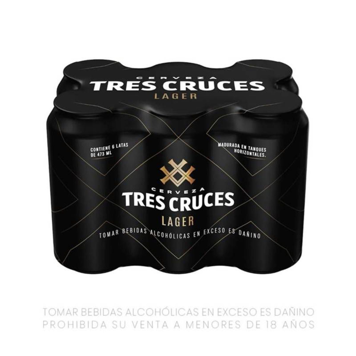 TRES CRUCES - Cerveza Tres Cruces Pack 6 Lata de 473 ml