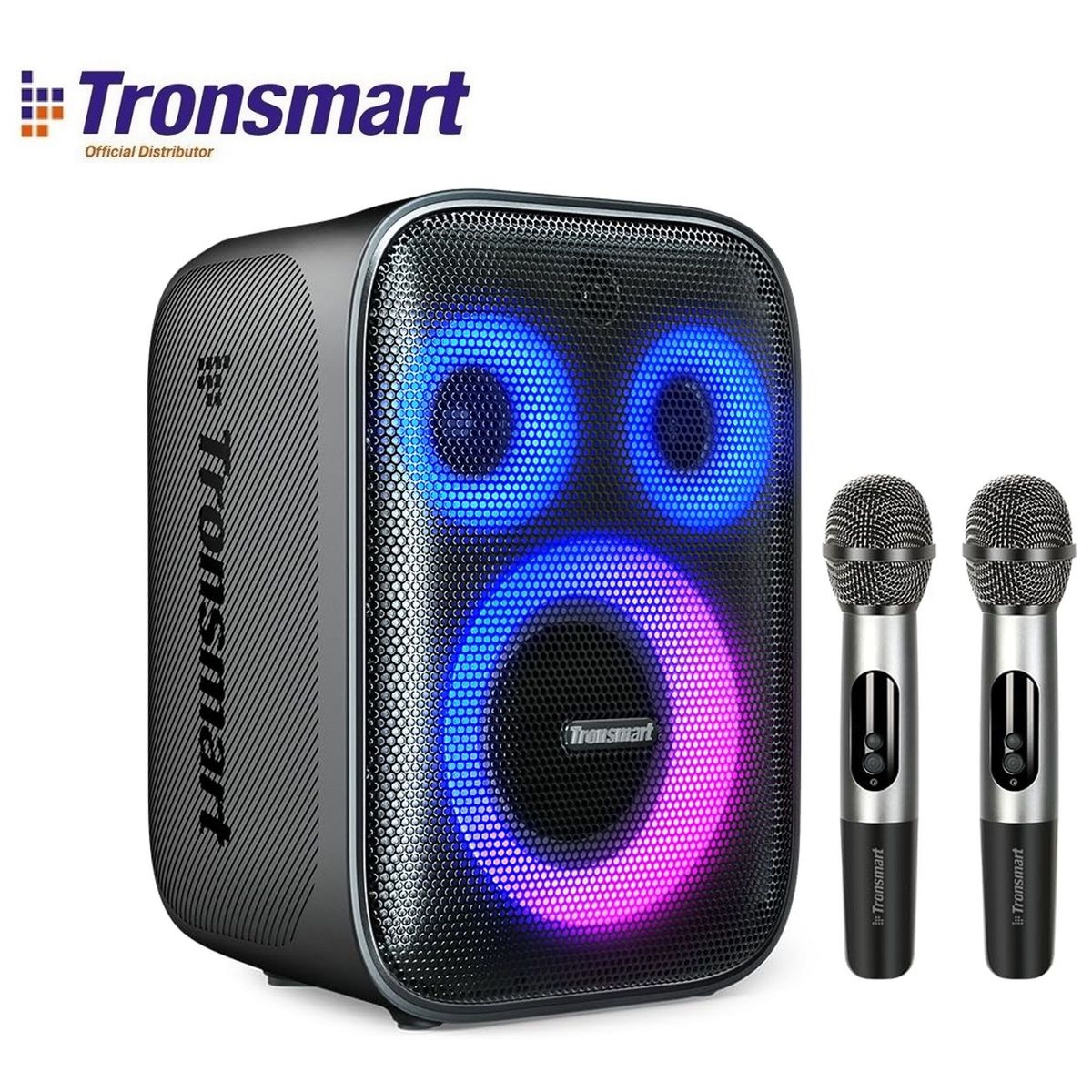 TRONSMART - Parlante Tronsmart Halo 200 120W Parlante Y 2 Microfonos Karaoke