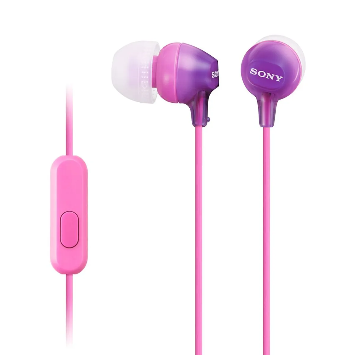 SONY - Sony Audífonos Internos Con Micrófono MDR-EX15AP Morado