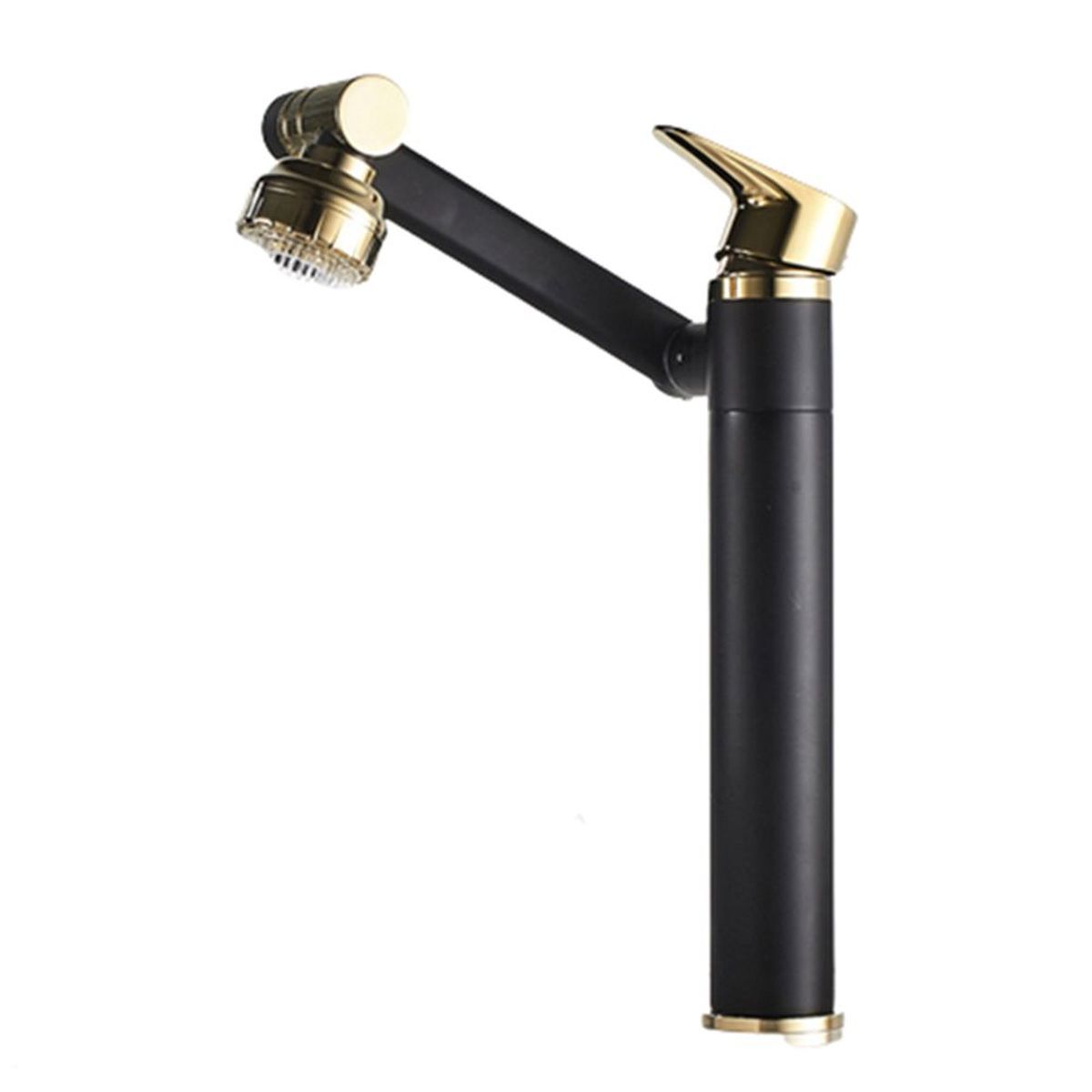 HOME NEAT - Grifo de cocina lavaplatos monomando 1080° Oro - 30cm