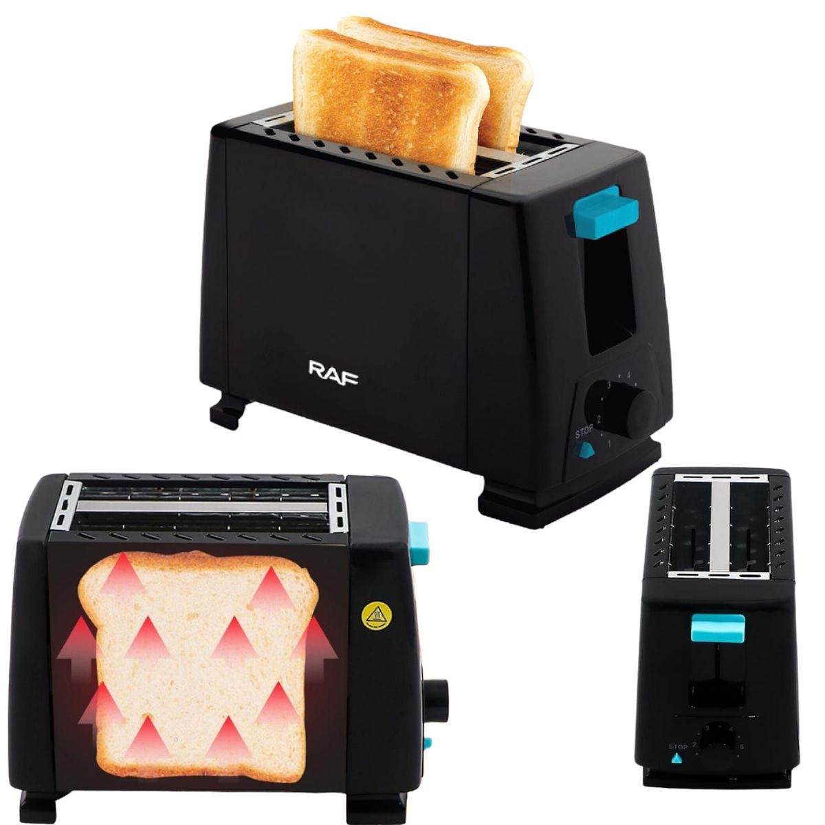 OEM - Tostadora RAF de Rebanadas de Pan en Molde 650W