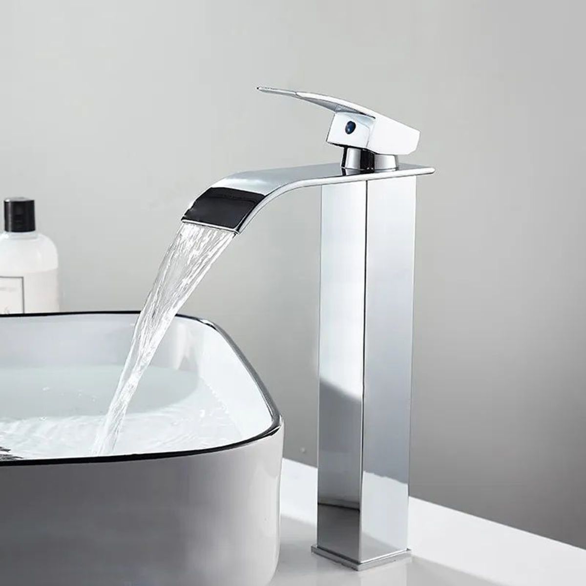 HOME NEAT - Grifo de Baño Grifo Lavabo Mezclador Monomando Cromo 30cm
