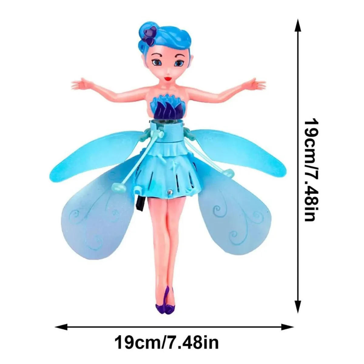 GENERICO - MUÑECA DE HADA VOLADORA CON SENSOR