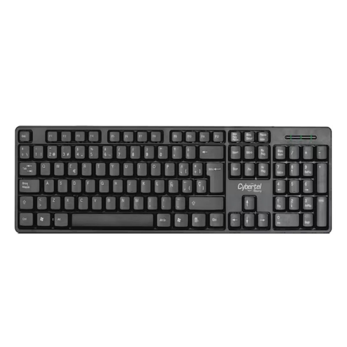 GENERICO - Teclado Antiderrame Cybertel Ebony K105