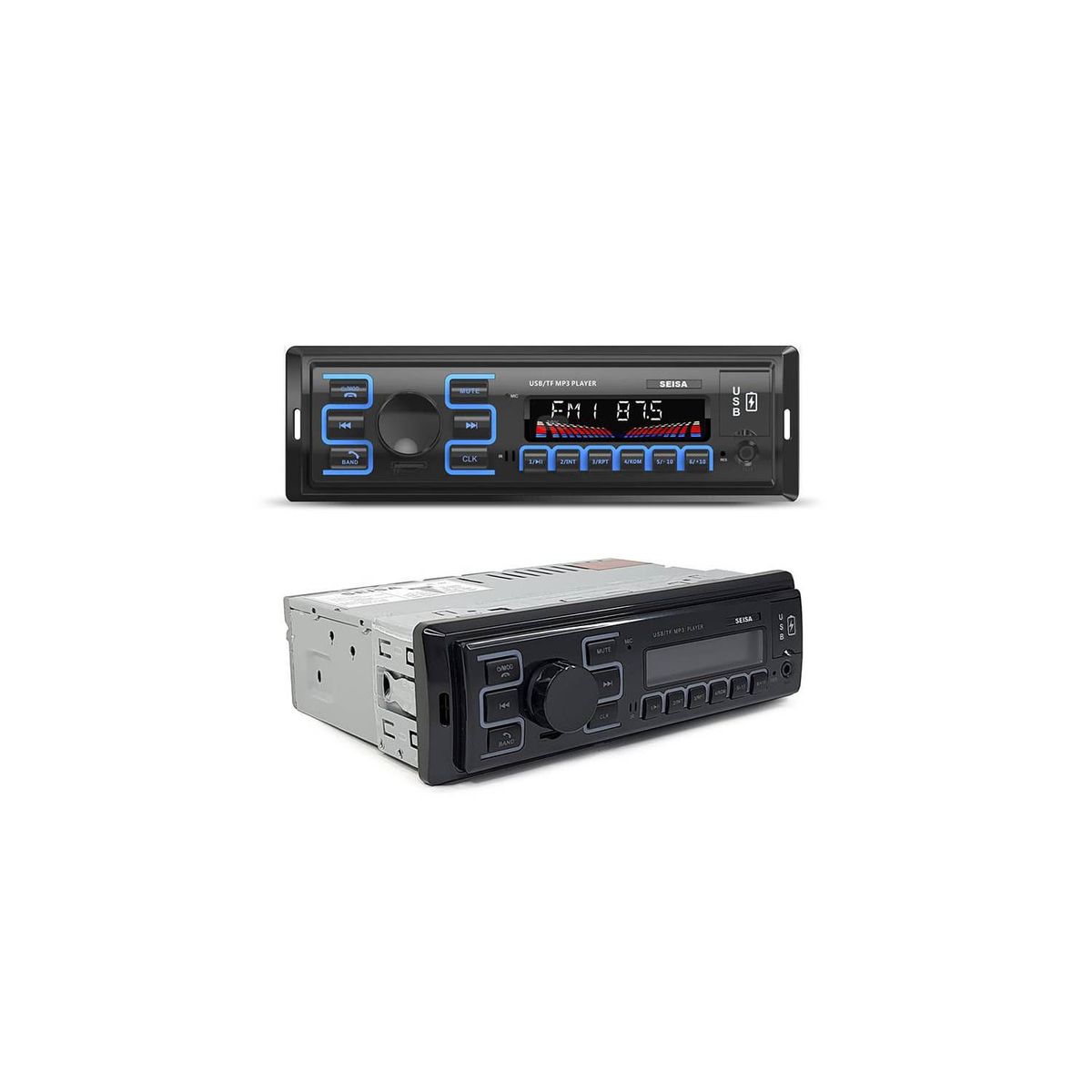 OEM - Stereo Autoradio Automotriz con Pantalla Digital LCD Control remoto