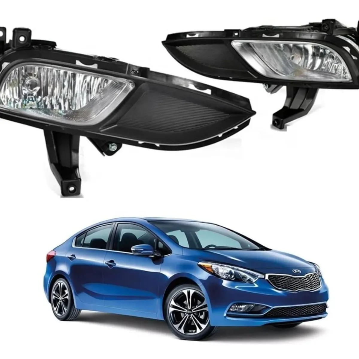 GENERICO - FAROS NEBLINEROS KIA CERATO 2013 2014 2015 2016