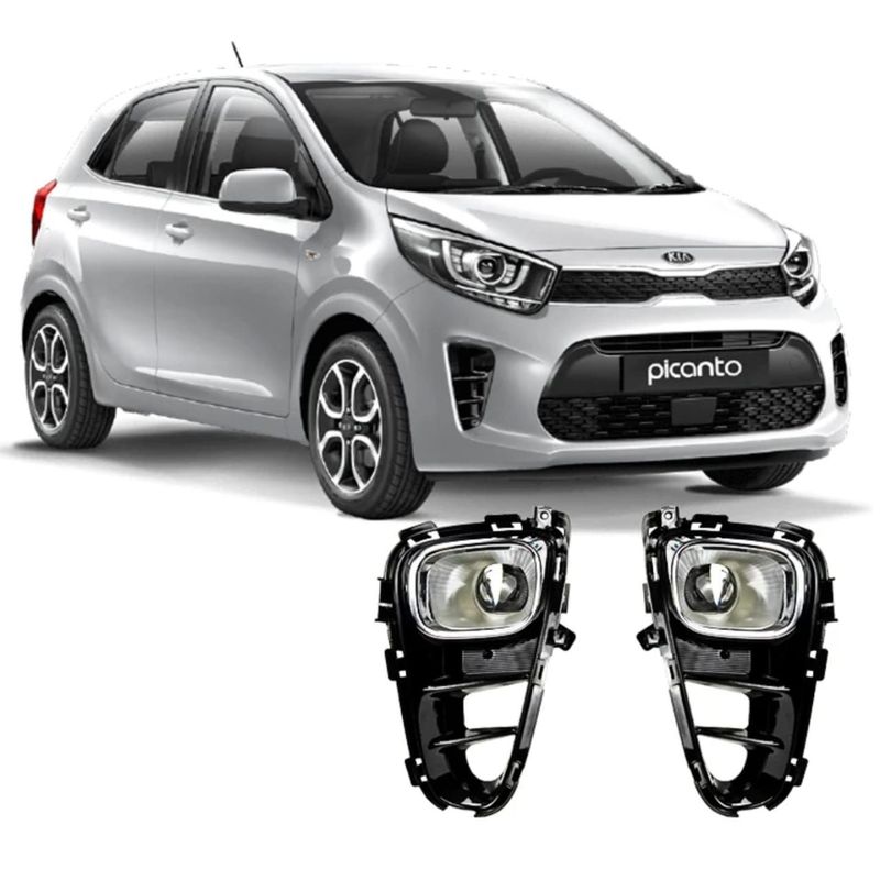 GENERICO - FAROS NEBLINEROS KIA PICANTO 2017 2018 2019 2020 2021