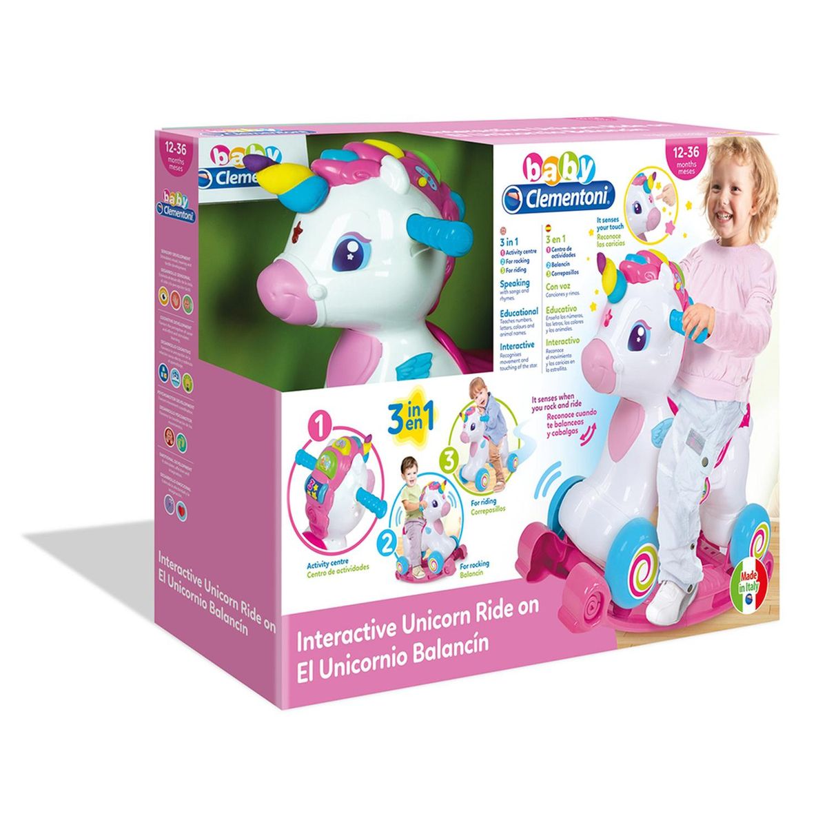 CLEMENTONI - Baby Clementoni Unicornio balancin