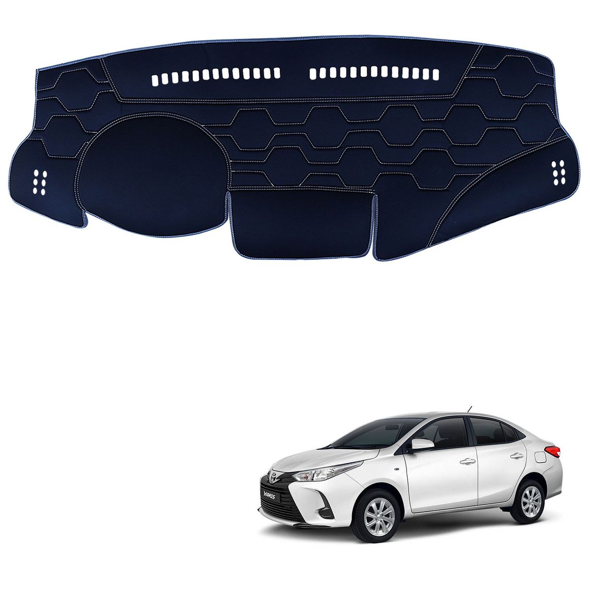 TECGO - PROTECTOR TABLERO TIPO TOYOTA YARIS ENVIDIA 2015-2020 COCOS