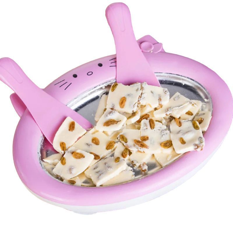 GENERICO - Bandeja para helado frito y helado de yogurt - Rosado